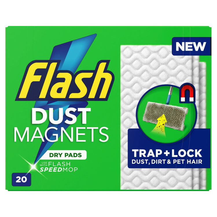 Flash Dust Magnets Dry Pads 20pk
